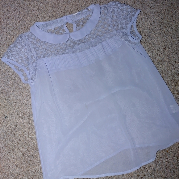 ʕ·ᴥ·ʔ LC Lauren Conrad Blouse Size Small - Picture 3 of 5